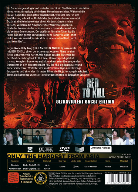 Red to Kill - Chinesische Filme - Forum für Filme, Serien und Games -  Streaming, DVD und Blu-Ray