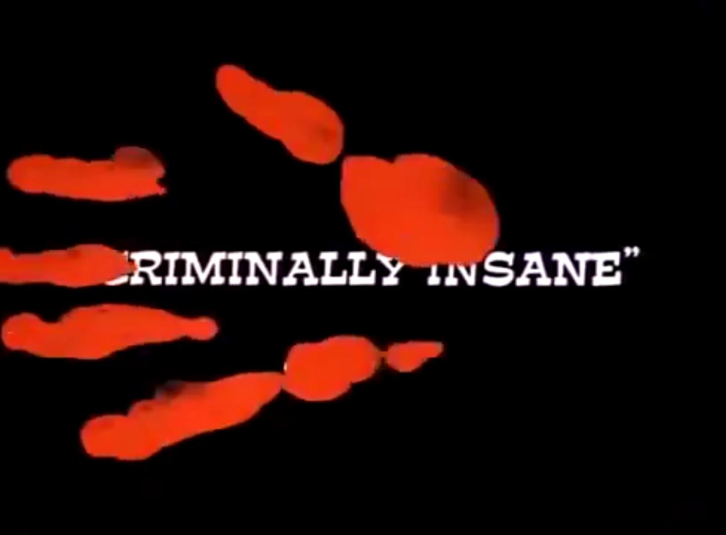 Criminally Insane 1975 guardiamo film