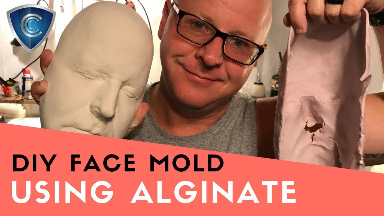 DIY Face Cast and Mold using alginate