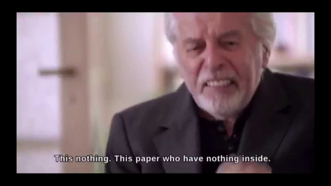 This Money. This Shit. This Nothing. This paper who have nothing inside!